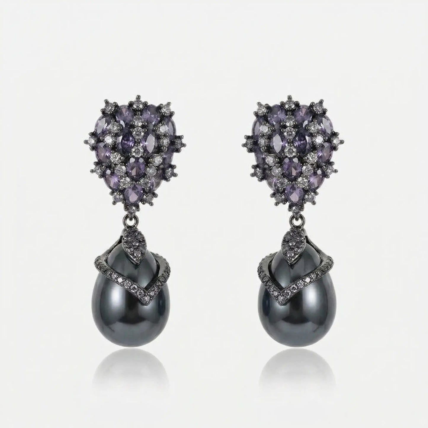 Crystal Cluster Pearl Drops - Voisson