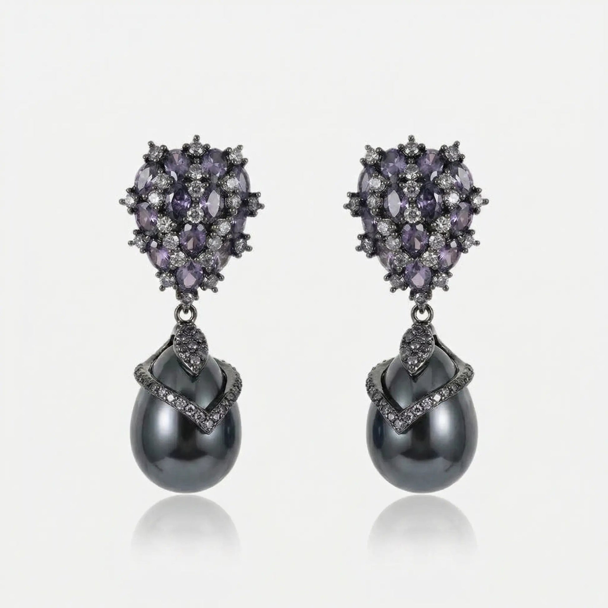Crystal Cluster Pearl Drops - Voisson
