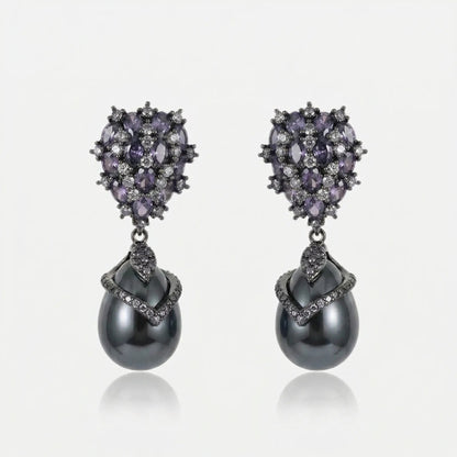 Crystal Cluster Pearl Drops - Voisson