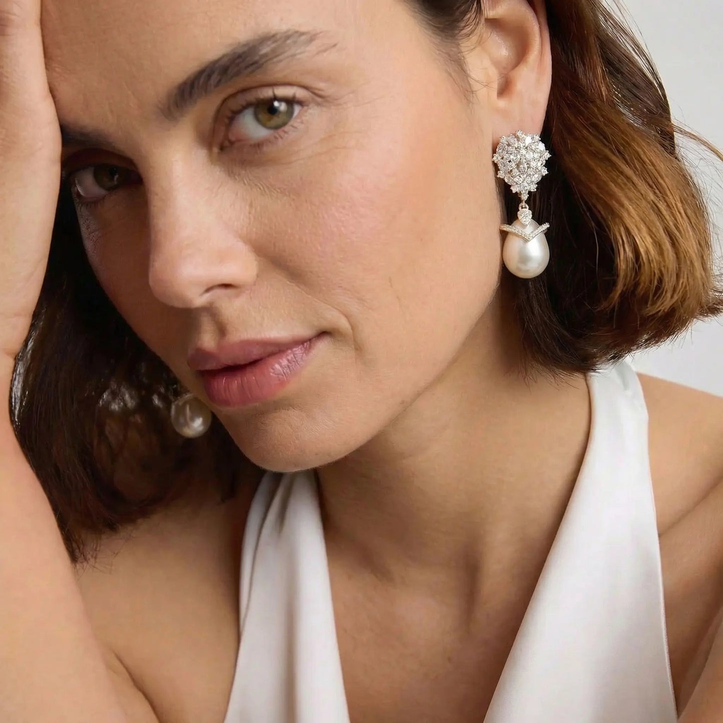 Crystal Cluster Pearl Drops - Voisson