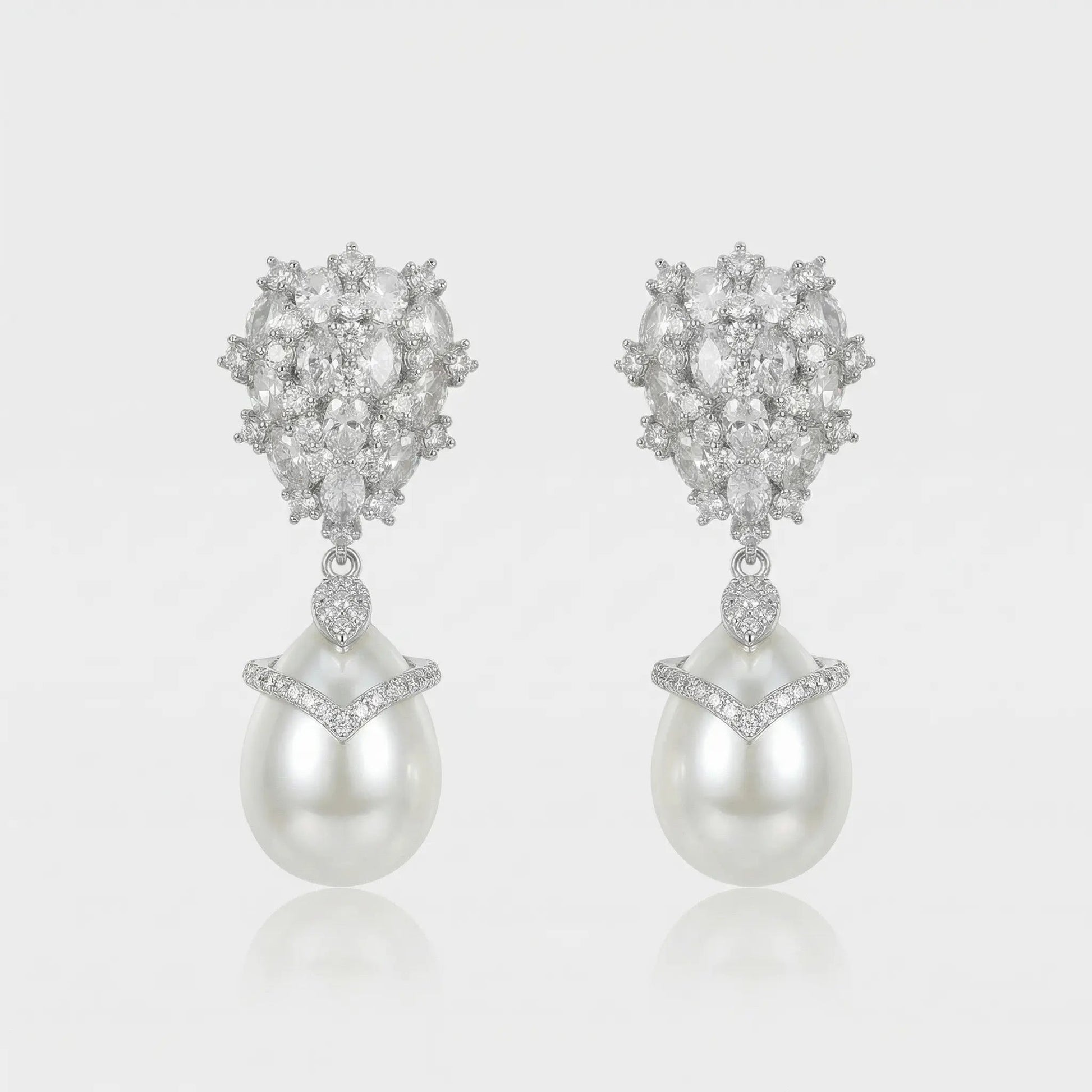 Crystal Cluster Pearl Drops - Voisson