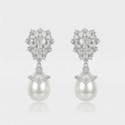 Crystal Cluster Pearl Drops - Voisson
