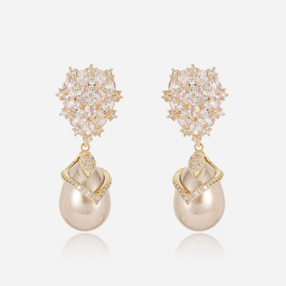 Crystal Cluster Pearl Drops - Voisson