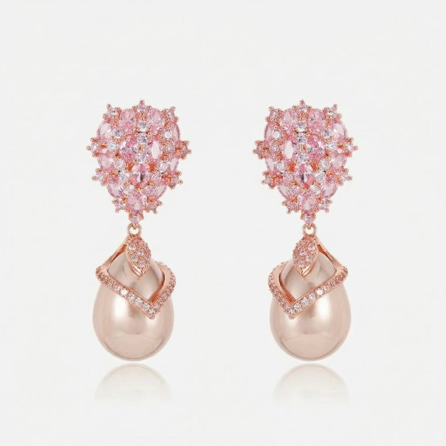 Crystal Cluster Pearl Drops - Voisson