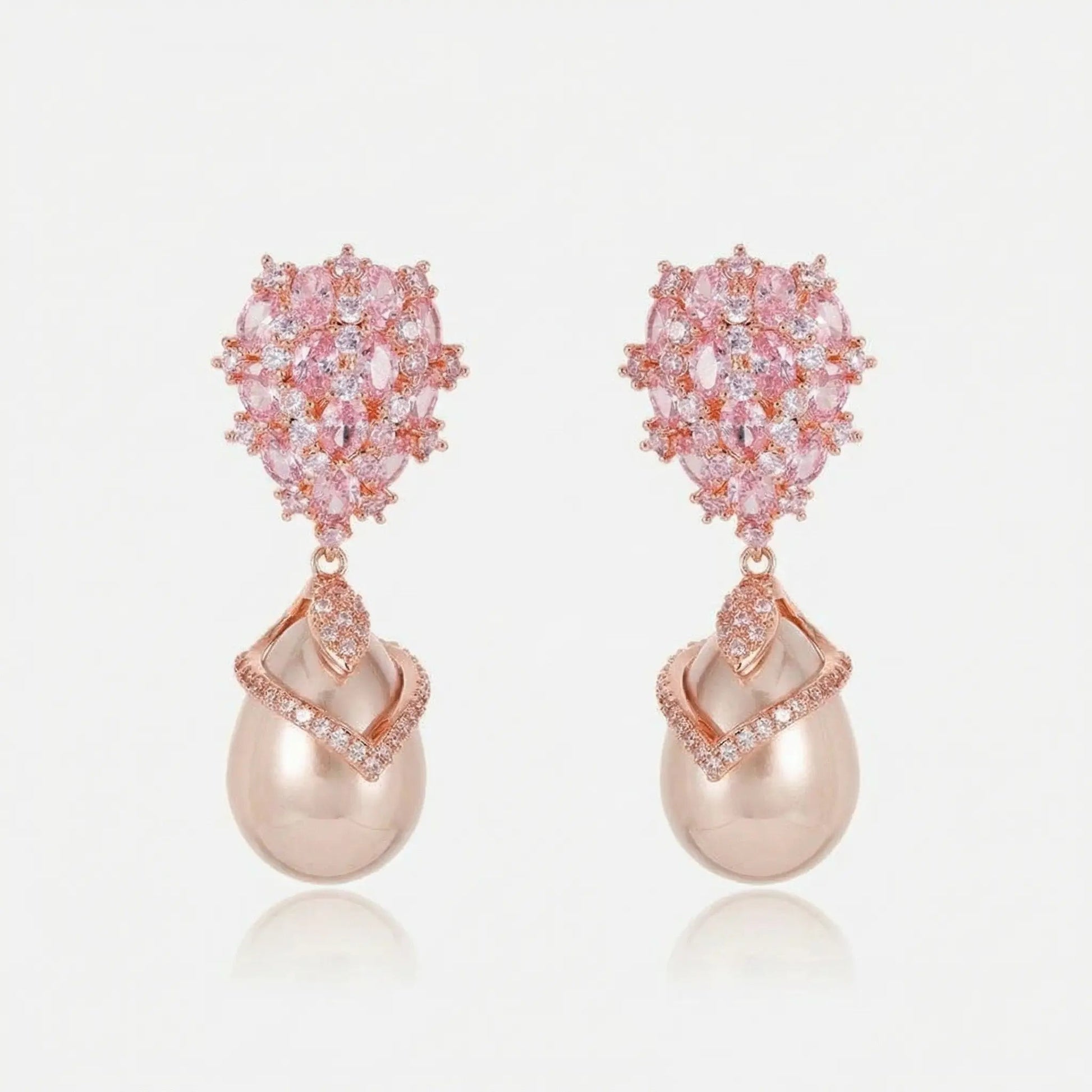 Crystal Cluster Pearl Drops - Voisson