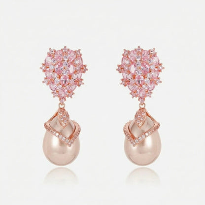 Crystal Cluster Pearl Drops - Voisson