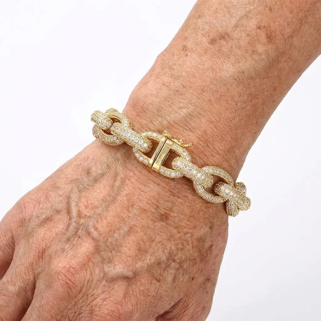 Crystal Curb Bracelet - Voisson