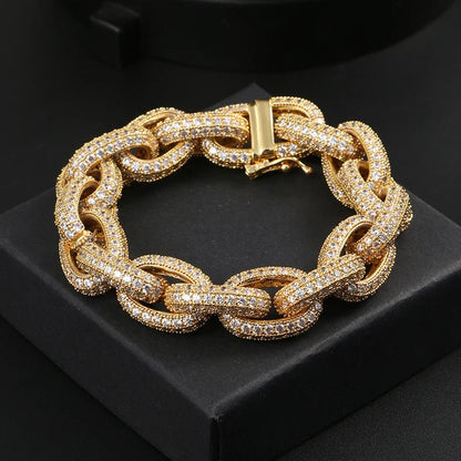 Crystal Curb Bracelet - Voisson