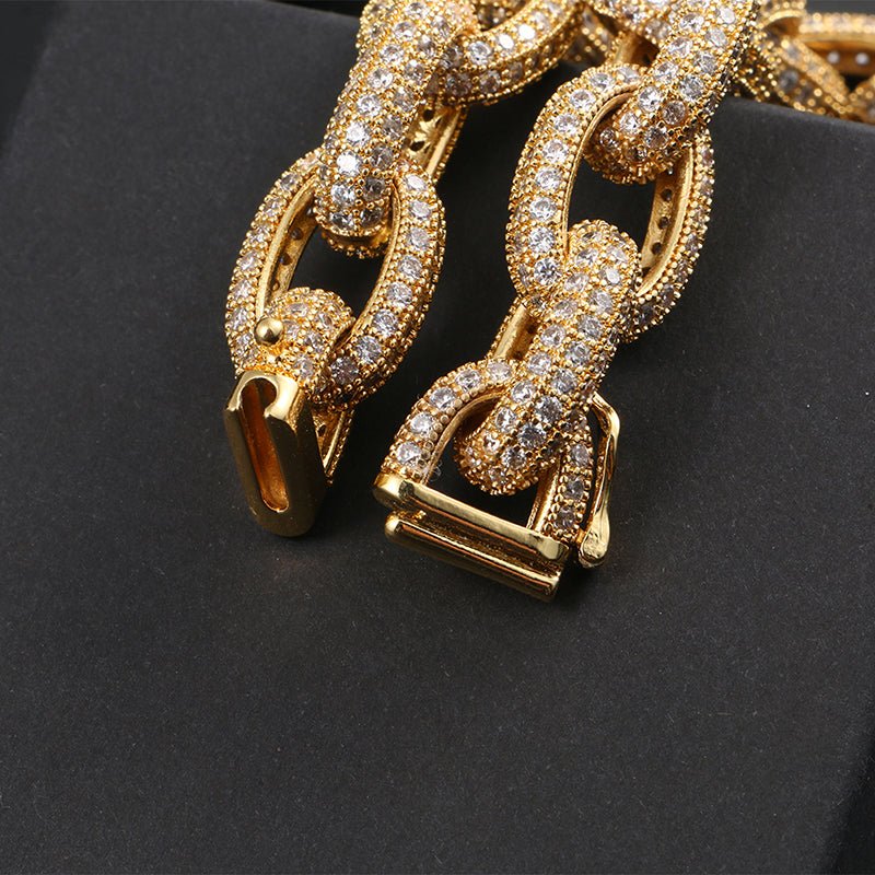 Crystal Curb Bracelet - Voisson