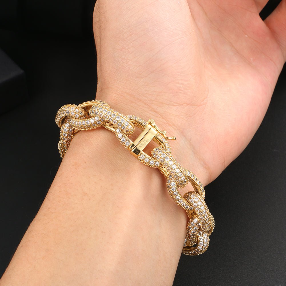 Crystal Curb Bracelet - Voisson