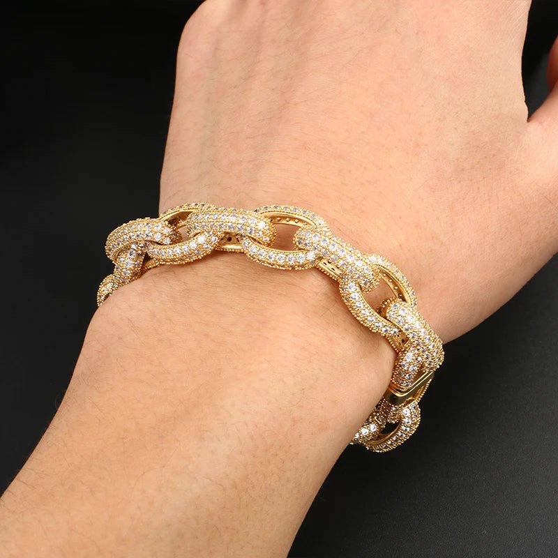 Crystal Curb Bracelet - Voisson