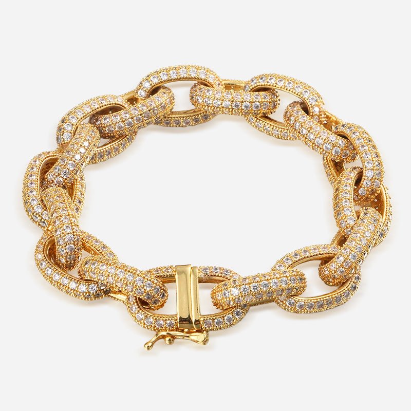 Crystal Curb Bracelet - Voisson