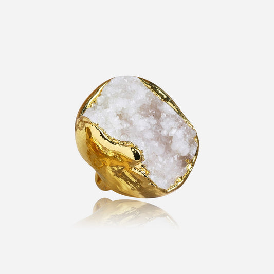 Crystal Drift Statement Ring - Voisson