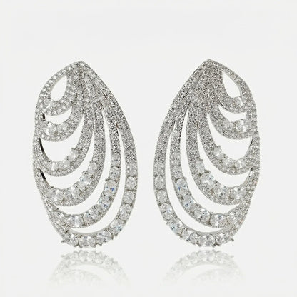 Crystal Opera Cascade Earrings - Voisson