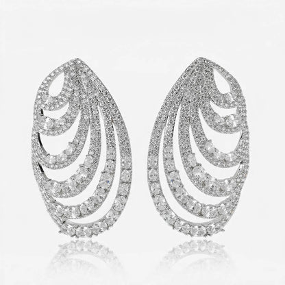 Crystal Opera Cascade Earrings - Voisson