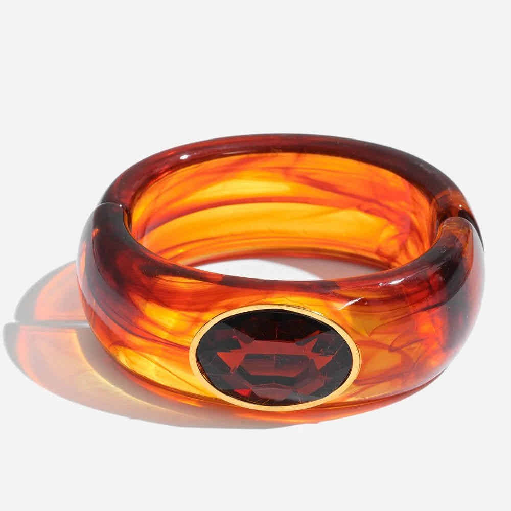 Crystal Round Bangle - Voisson