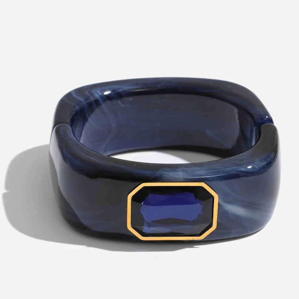 Crystal Square Bangle - Voisson