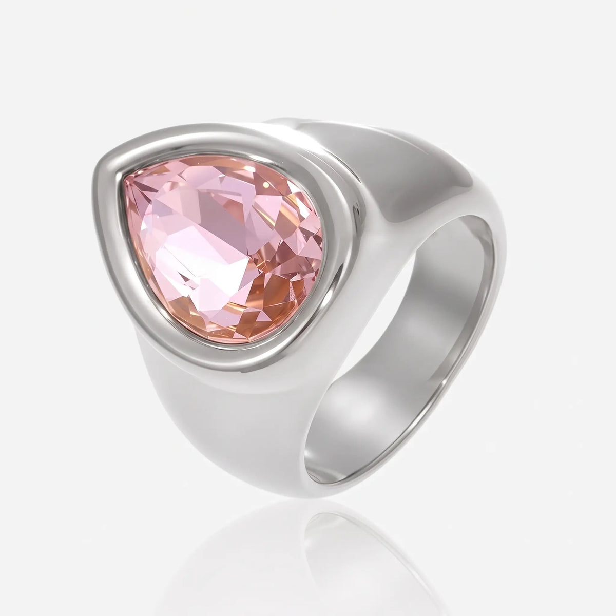 Crystal Teardrop Ring - Voisson