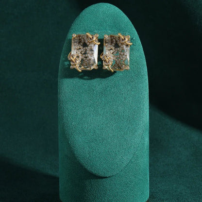 Crystal Vault Vintage Earrings - Voisson