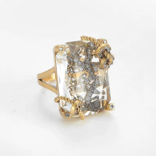 Crystal Vault Vintage Ring - Voisson