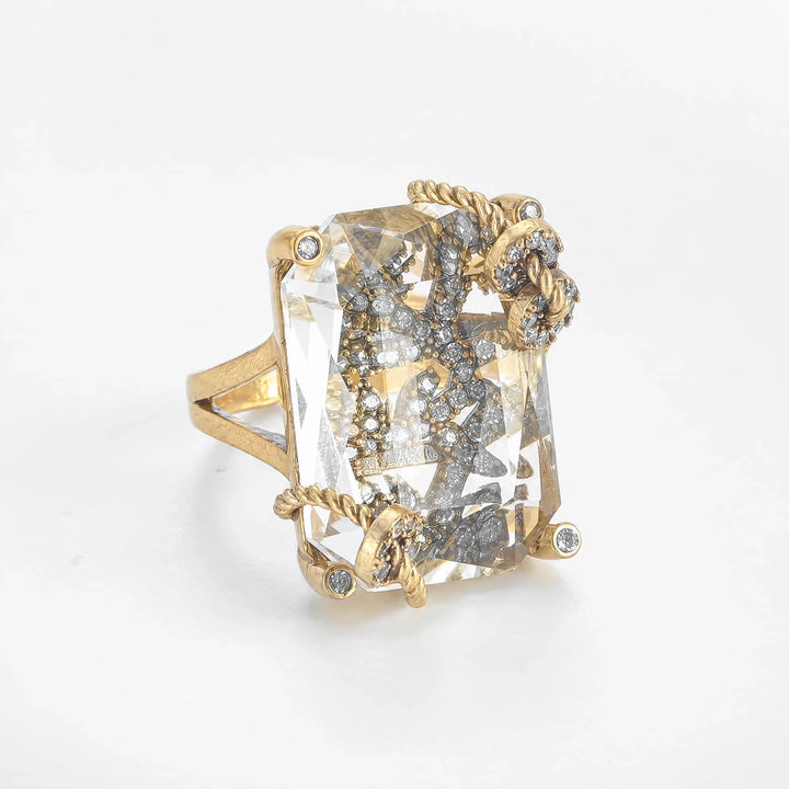 Crystal Vault Vintage Ring - Voisson