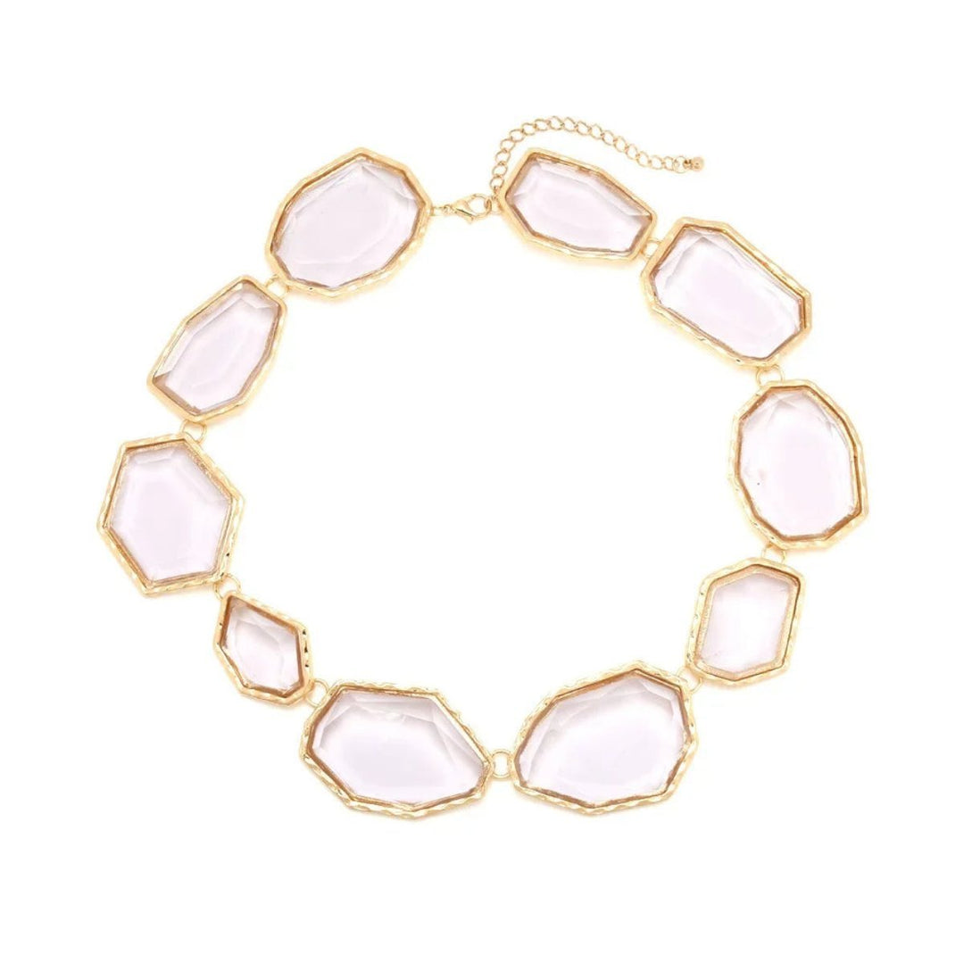 CrystalNova Irregular Chain Necklace - Voisson