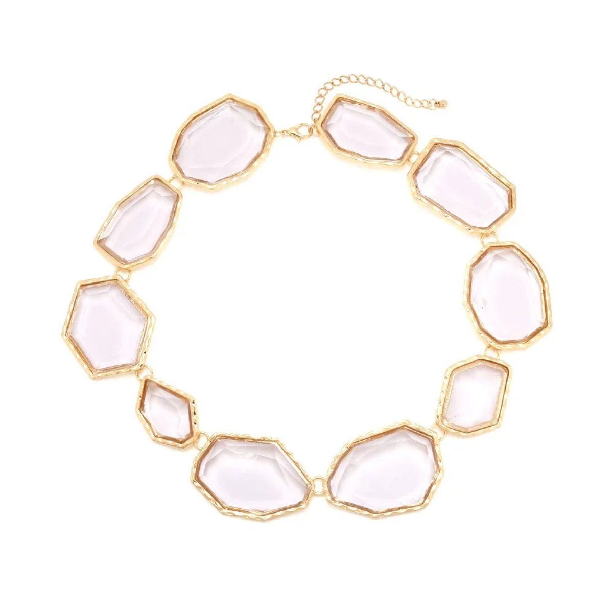 CrystalNova Irregular Chain Necklace - Voisson