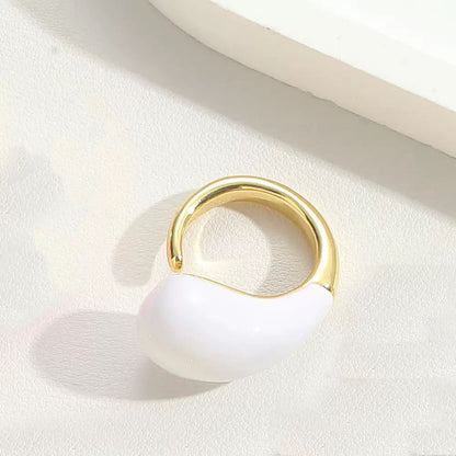 Dew Drop Enamel Ring - Voisson