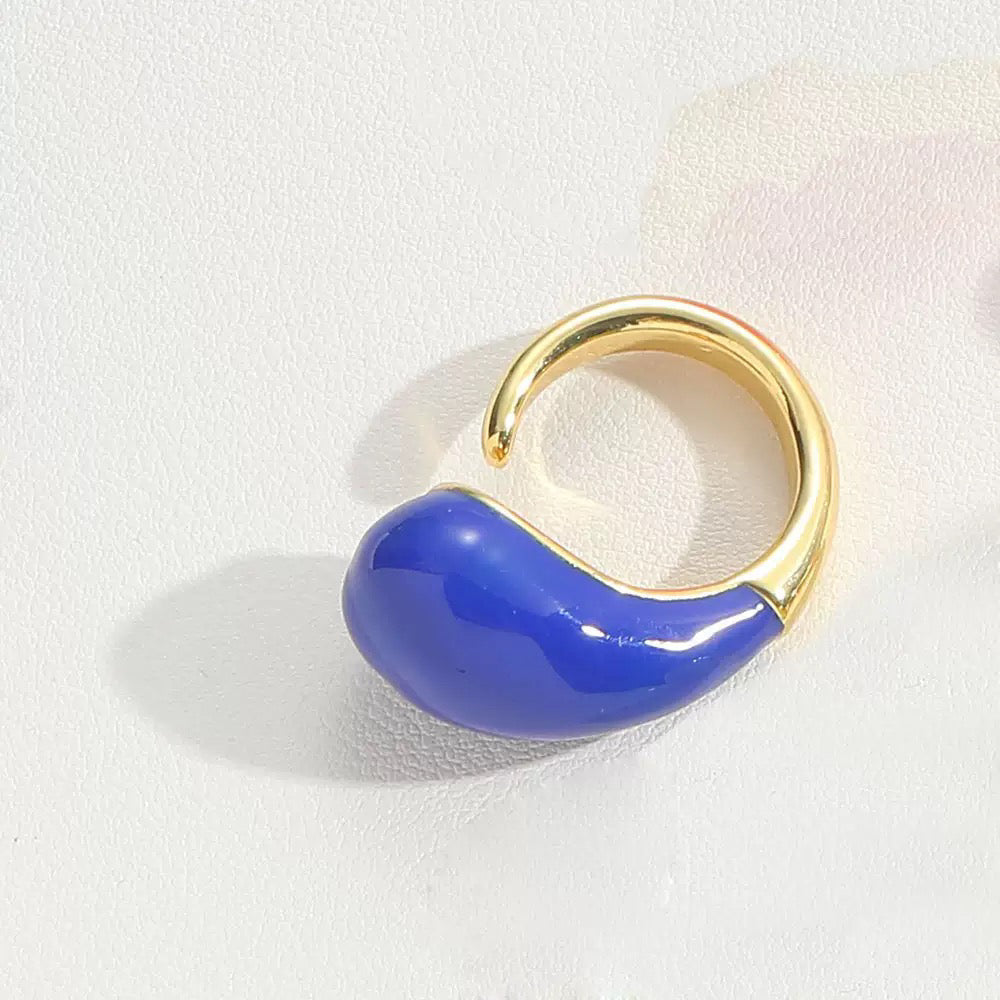 Dew Drop Enamel Ring - Voisson
