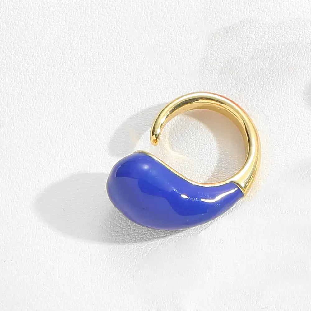 Dew Drop Enamel Ring - Voisson
