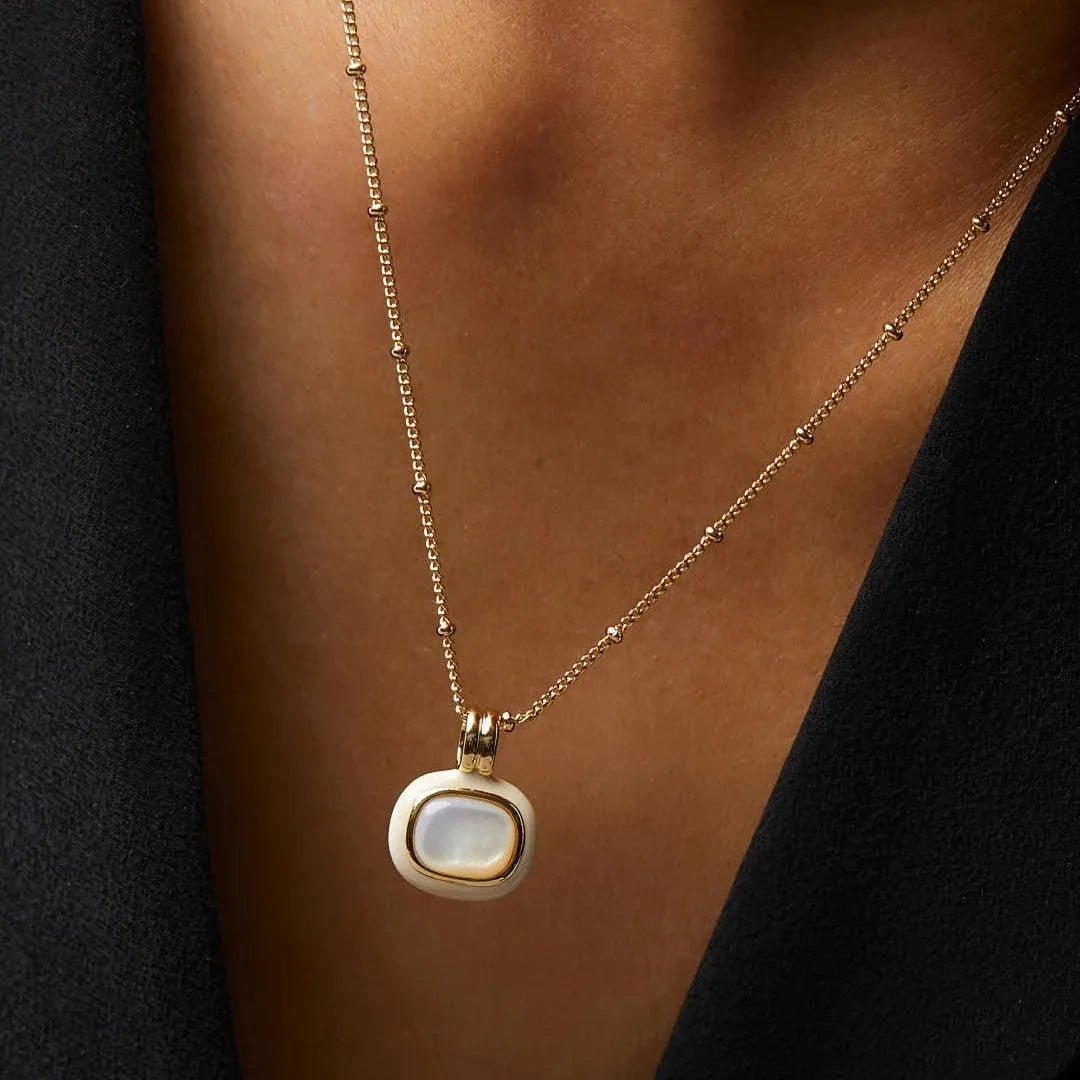 DistortDewdrop Pendant Necklace - Voisson