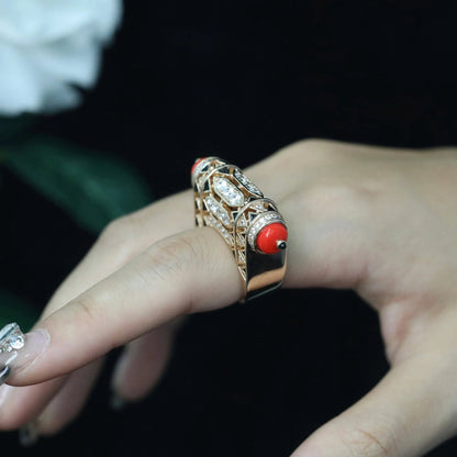 DivaLux 925 Silver Zircon Ring - Voisson
