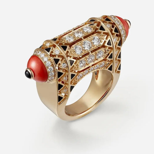 DivaLux 925 Silver Zircon Ring - Voisson