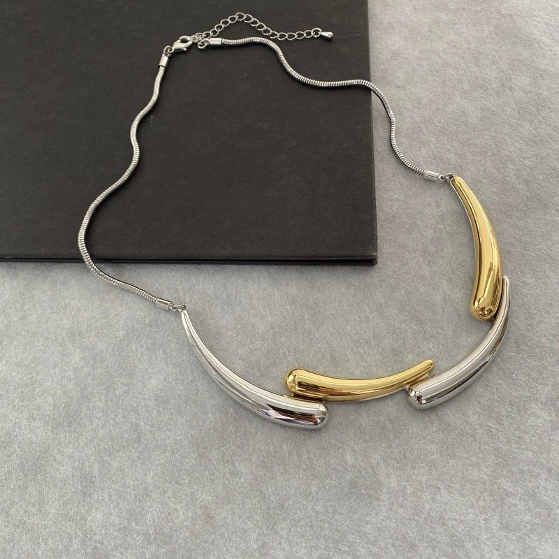 Dual Aura Collar Necklace - Voisson