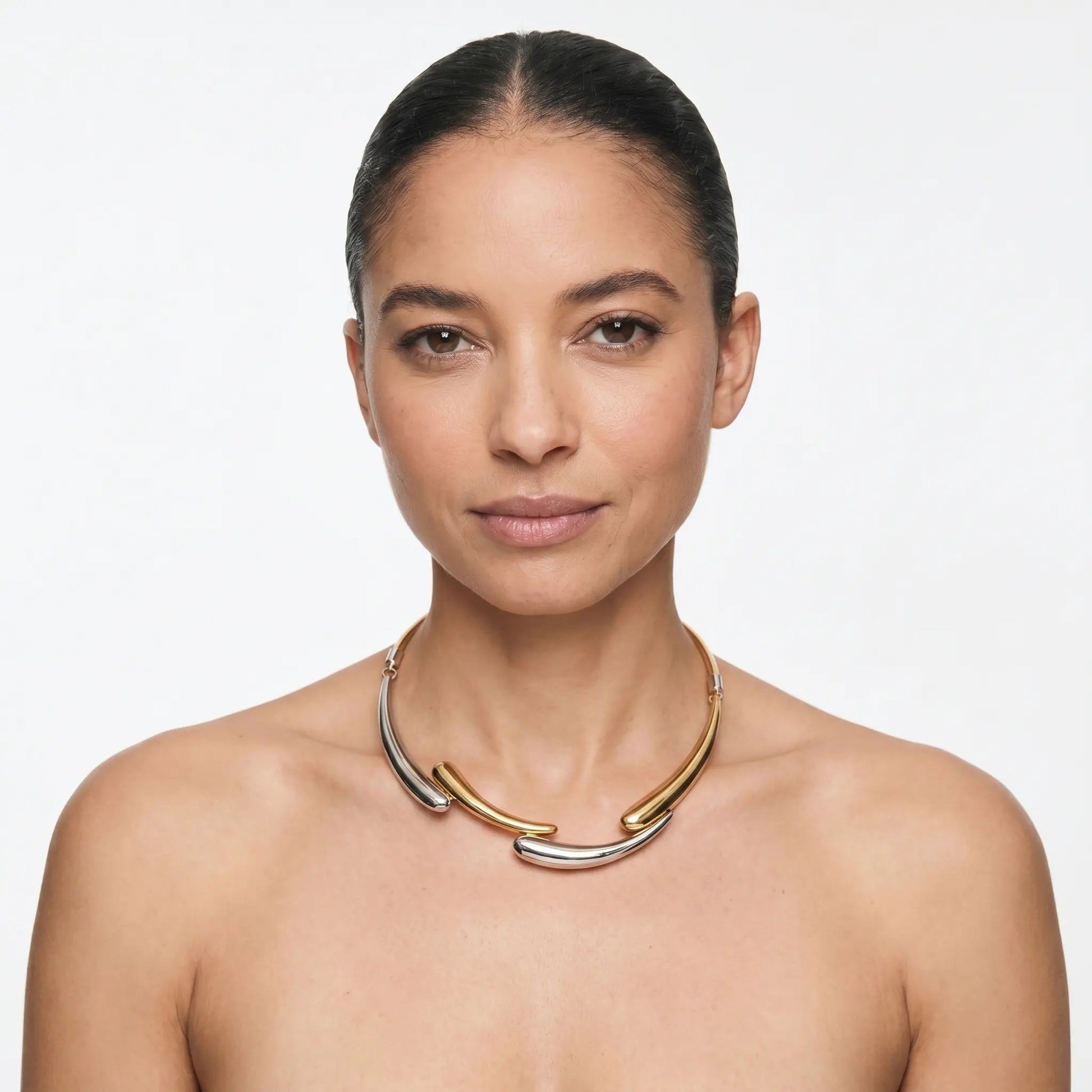 Dual Aura Collar Necklace - Voisson