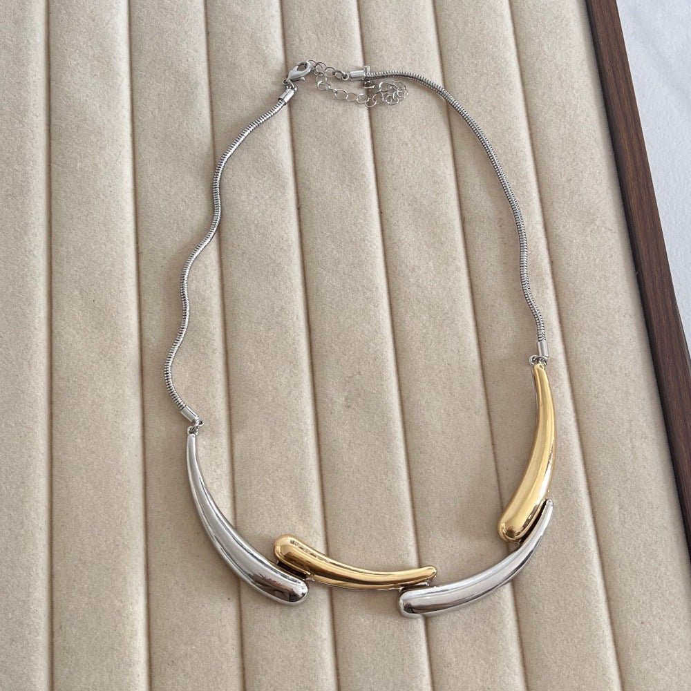 Dual Aura Collar Necklace - Voisson