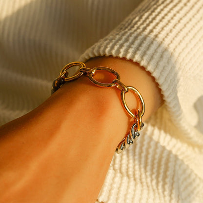 Duality Chain SS Bracelet - Voisson
