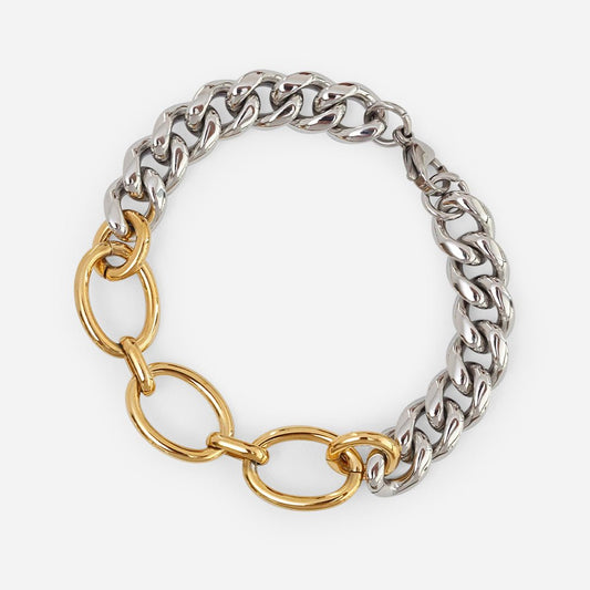 Duality Chain SS Bracelet - Voisson