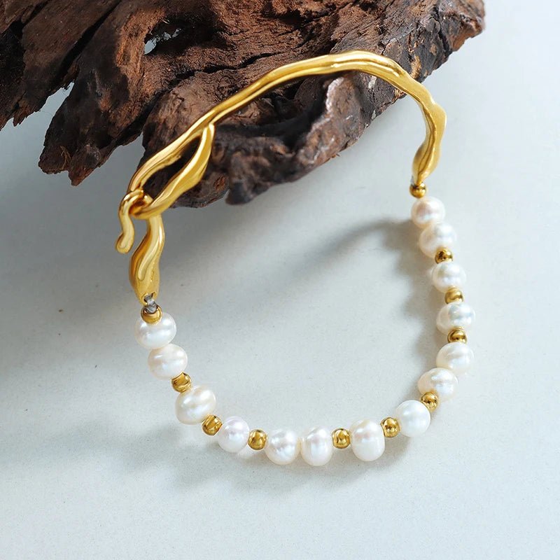 DuoAtract SS Pearl Bracelet - Voisson