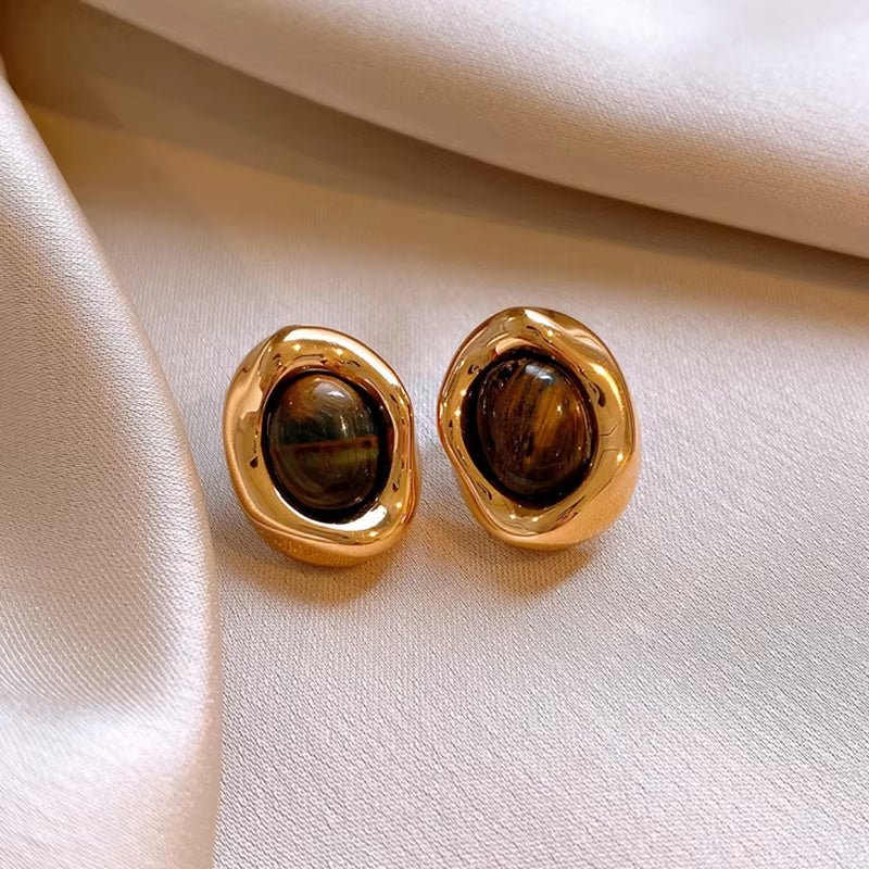 Duskfire Charm Stud Earrings - Voisson