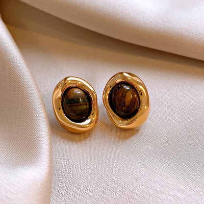 Duskfire Charm Stud Earrings - Voisson