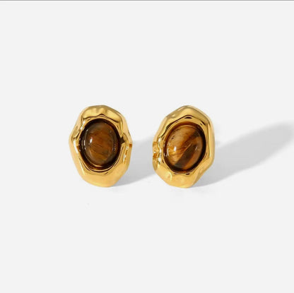 Duskfire Charm Stud Earrings - Voisson