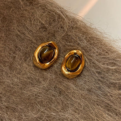 Duskfire Charm Stud Earrings - Voisson