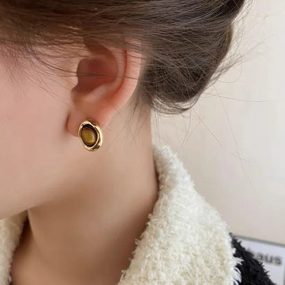 Duskfire Charm Stud Earrings - Voisson