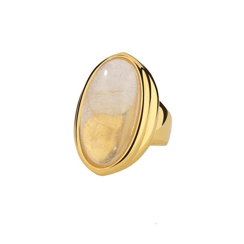 Dynasty Icons Natural Crystal Ring - Voisson