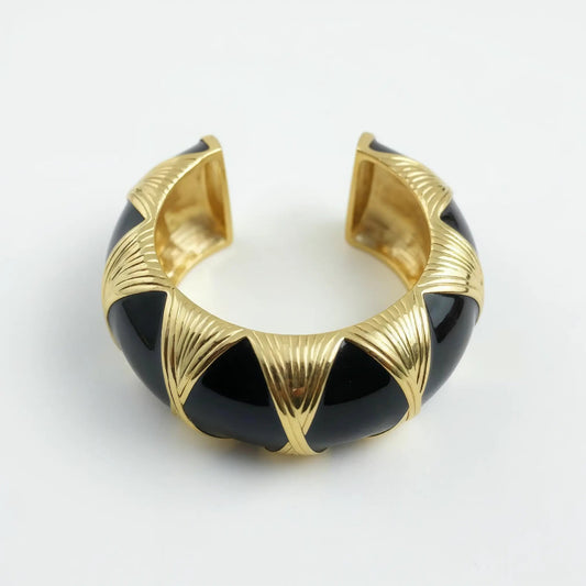 Eclipse Aura Bold Statement Bracelet - Voisson