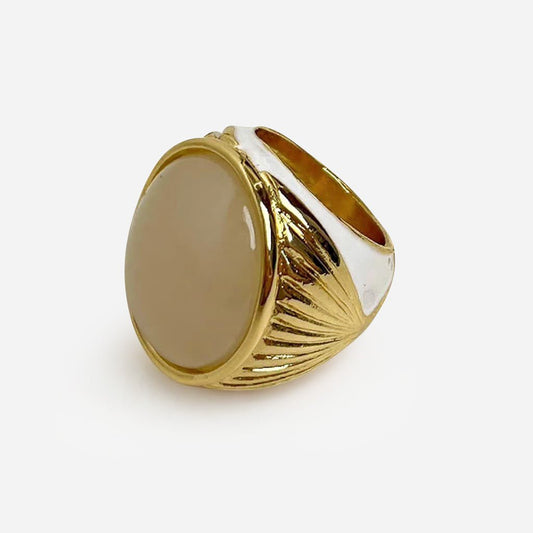 Eclipse Aura Bold Statement Ring - Voisson