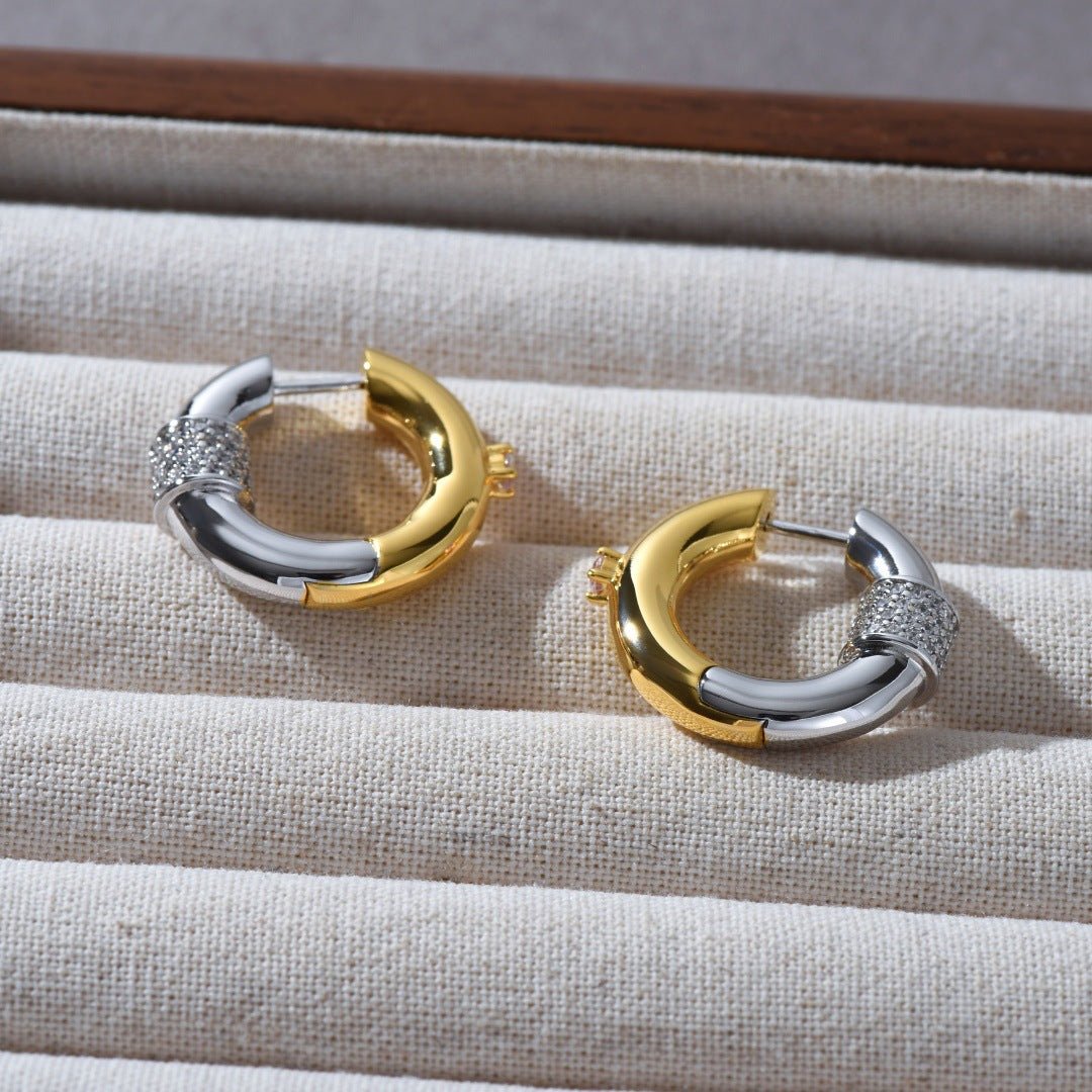 Eclipse Two-Tone Hoops - Voisson