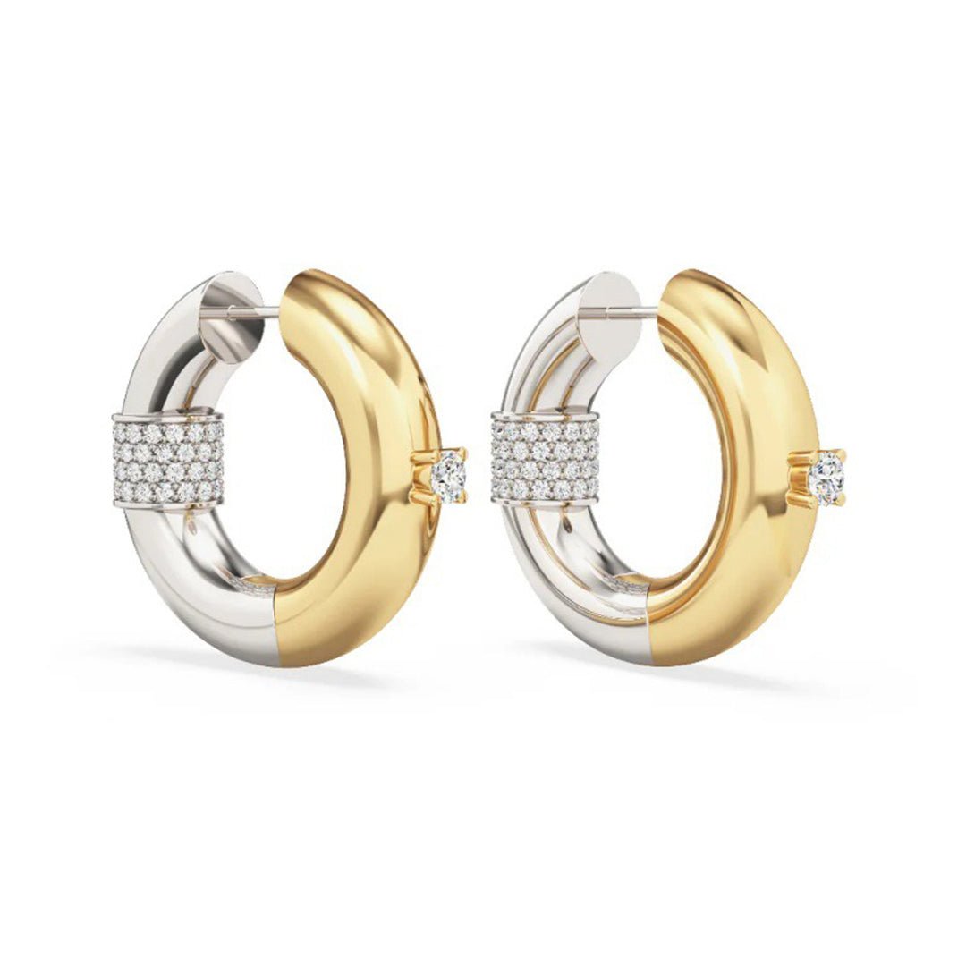Eclipse Two-Tone Hoops - Voisson