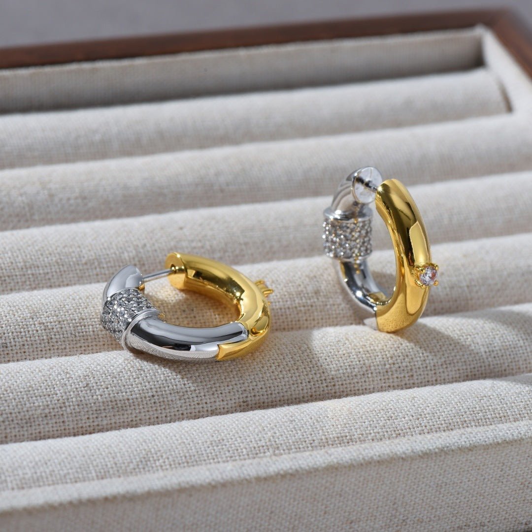 Eclipse Two-Tone Hoops - Voisson